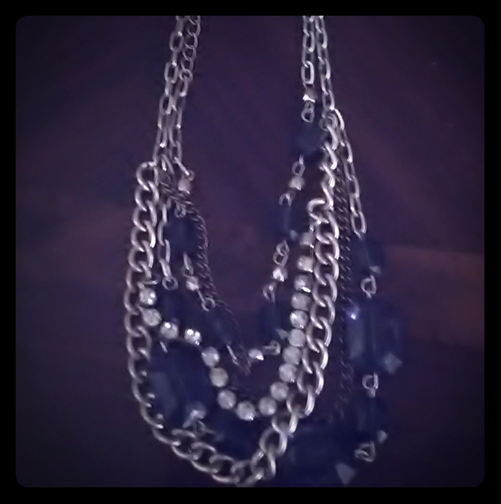 American Eagle Outfitters Blue Stone Necklace